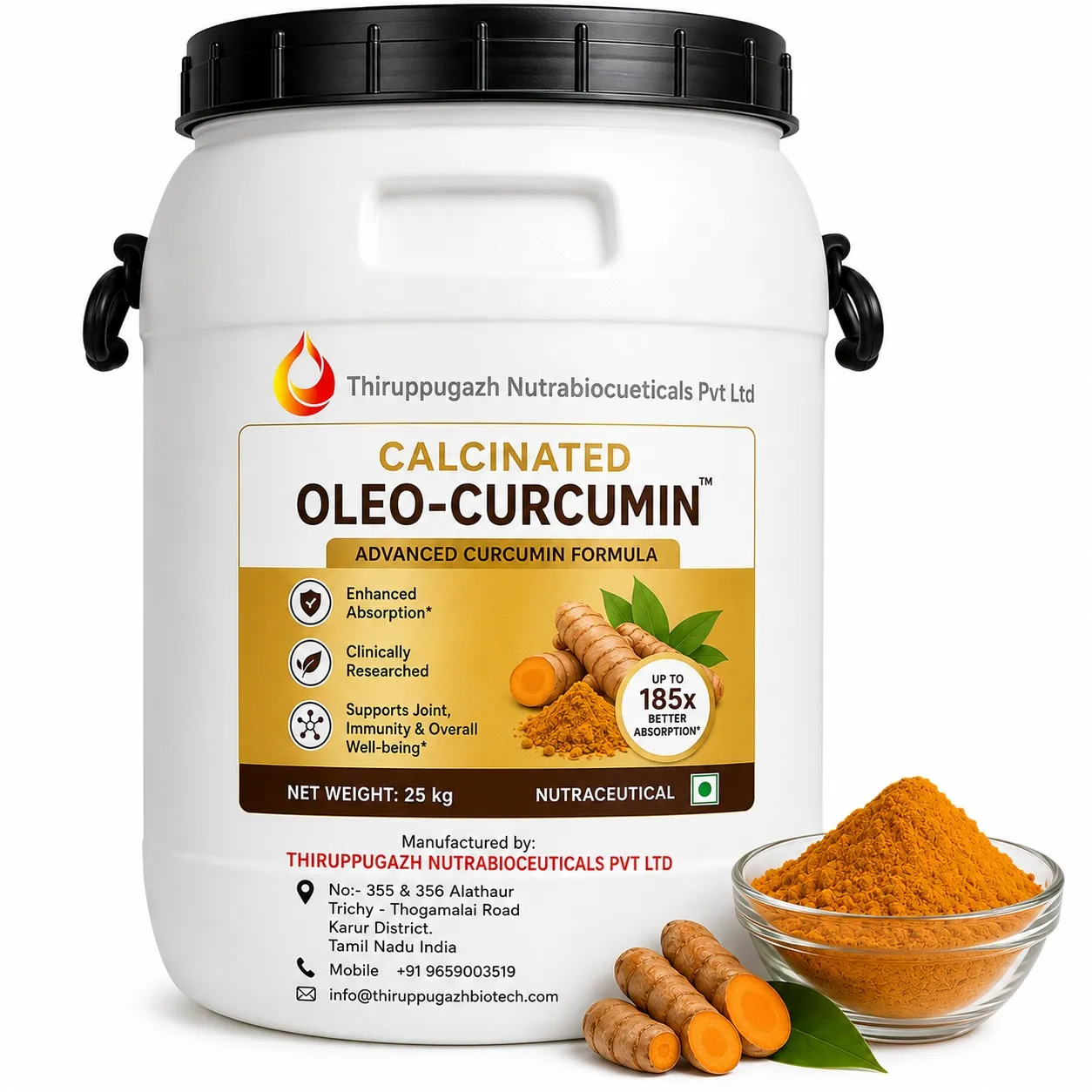 Calcinated Oleo-Curcumin